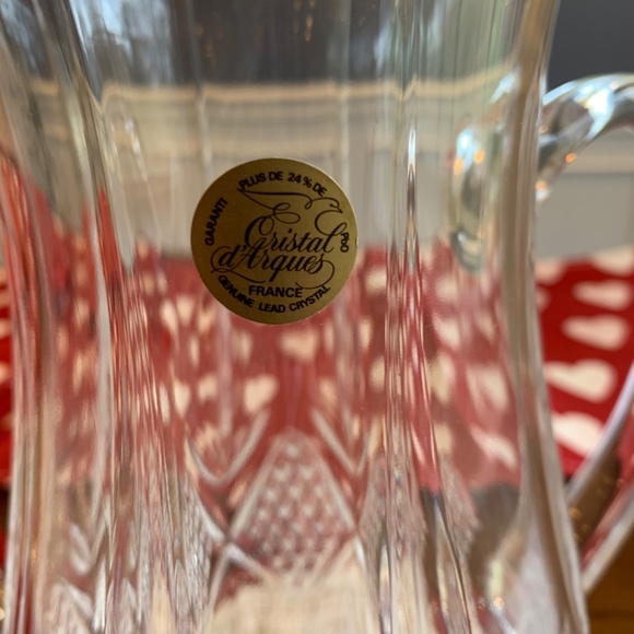 Cristal d’Arques pitcher - Picture 3 of 3